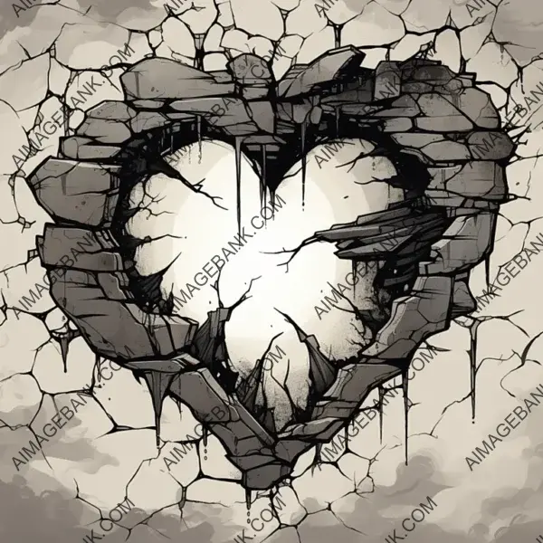 Intriguing Cracked Heart Tattoo: Exploring the Crack