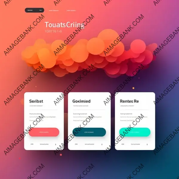 Vibrant Pricing Image on Solid Background