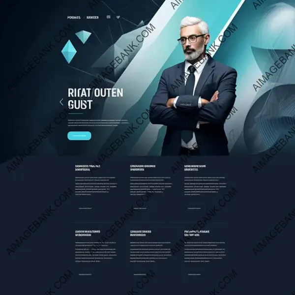 Consulting Agency Phone App Landing Page Background