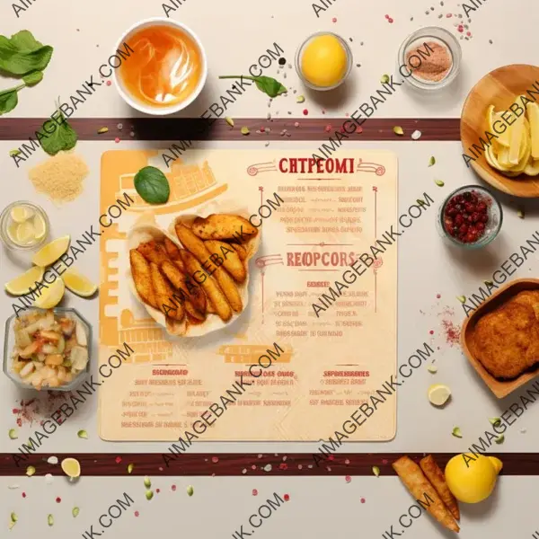 Moroccan Touch Menu Design for Fast Food