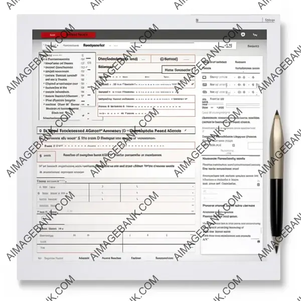 PDF Form &#8211; Fields Clearly Marked for Easy Use