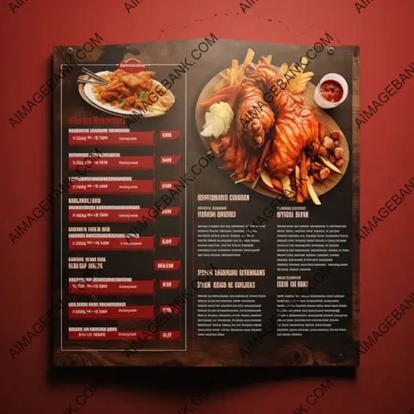 Realistic Chinese Food Flyer in A5 Format