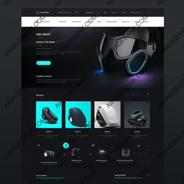 Sleek Web Interface for Selling Tech Products