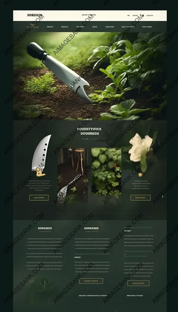 Gardening Tools Landing Page with Beautiful Design