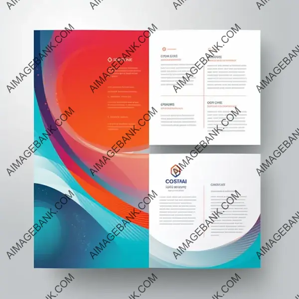 Blank Space in a Bright Professional Brochure