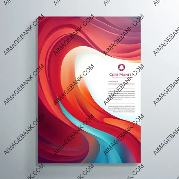 Bright Professional Brochure with Blank Space