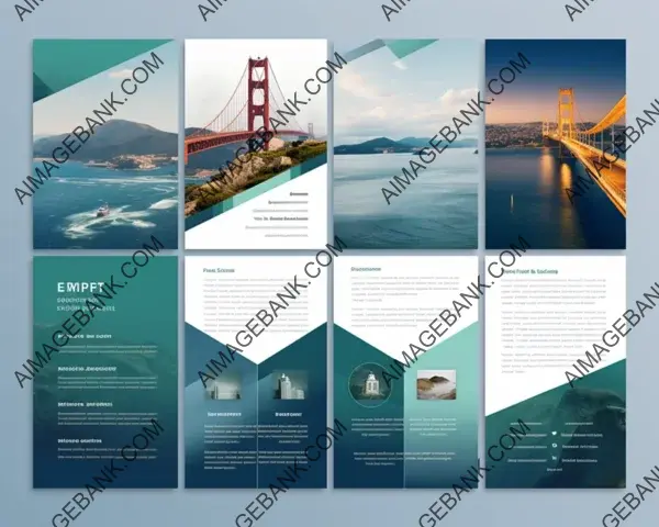 Blue-Colored Brochure Templates