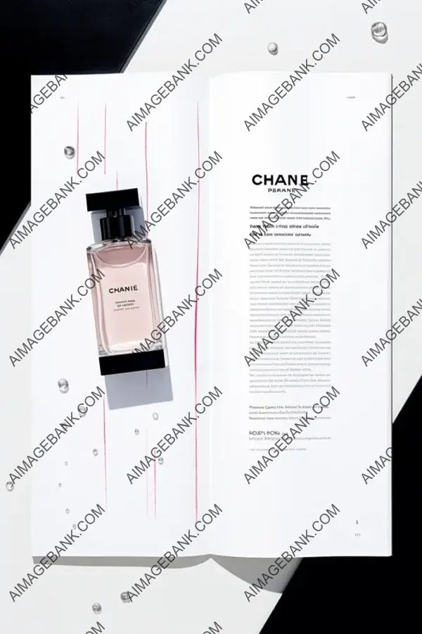 Chanel Magazine Page Design with Text Columns