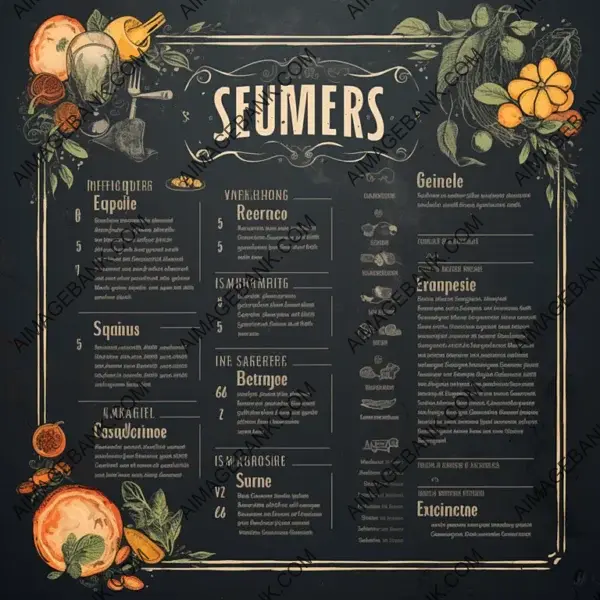 Crafting Dinner Menu Design with Strategies