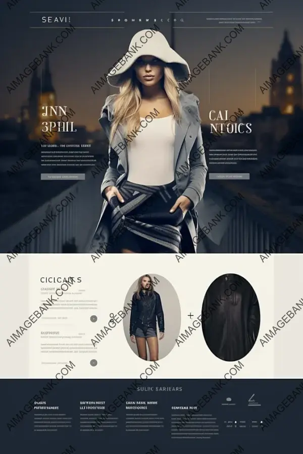 Stylish Clothing on this Landing Page