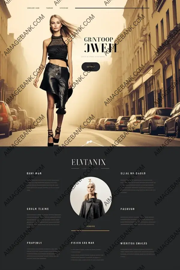 Explore Stylish Clothing on This Landing Page