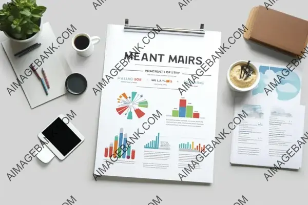 Marketing Project Template on a White Background