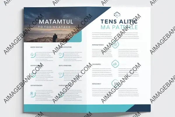 White and Clear Background Marketing Project Template