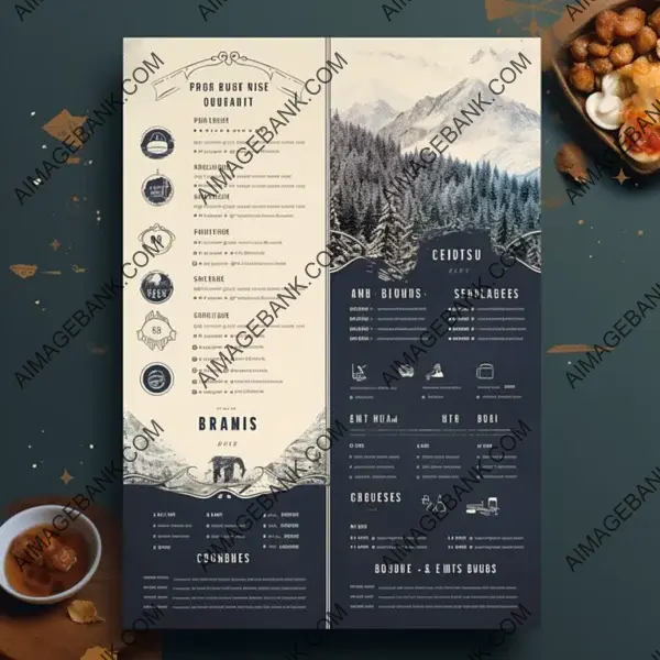 Design a Menu Card Layout for a Breakfast Restaurant