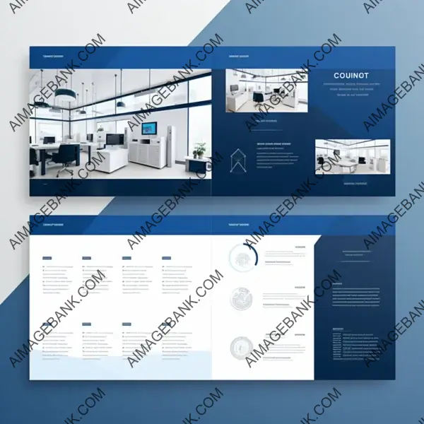 Design a Minimalistic Brochure Layout for Control Room