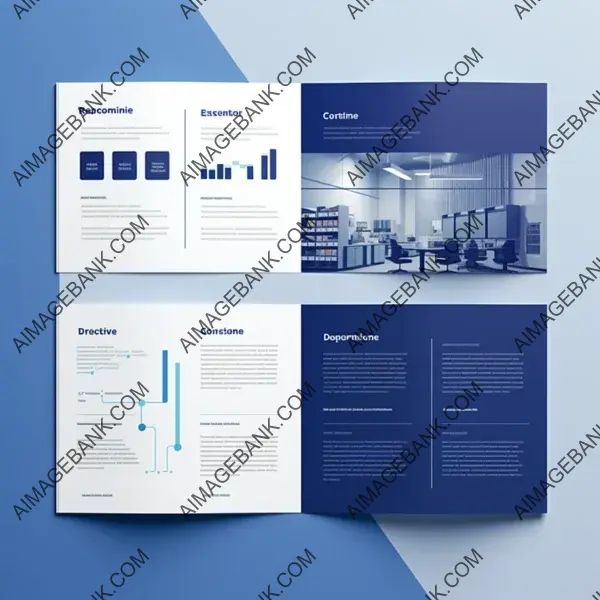 Minimalistic Brochure Layout Featuring Control Room