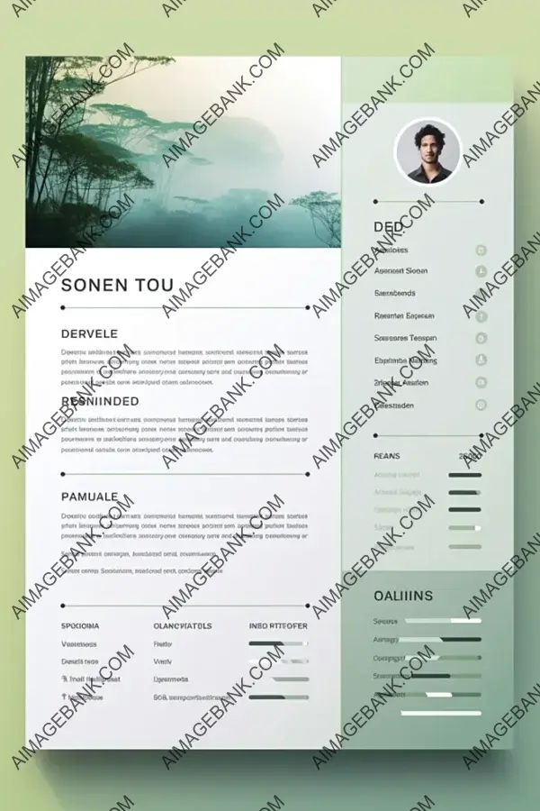 Minimalistic Modern Resume or Curriculum Vitae