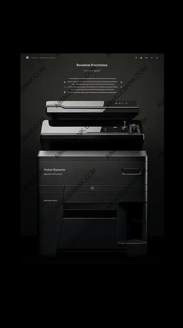 Create a Minimal Photocopier Website Design UI/UX Mockup