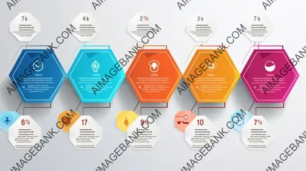 Craft a Modern Infographics Process Template on Paper