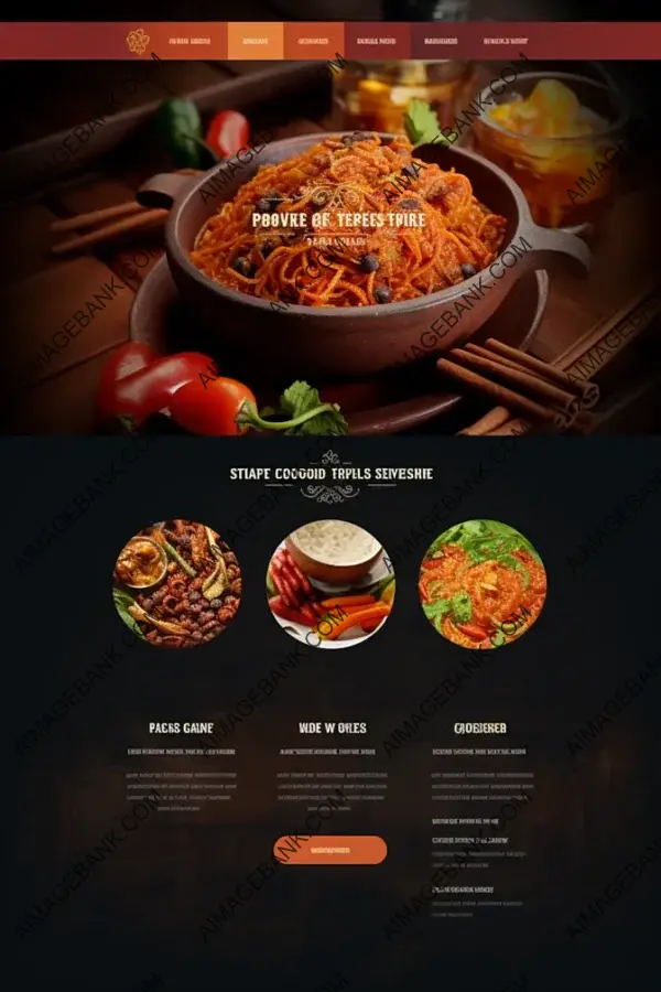 Create a Modern Stylish Web Design for an Indian Restaurant