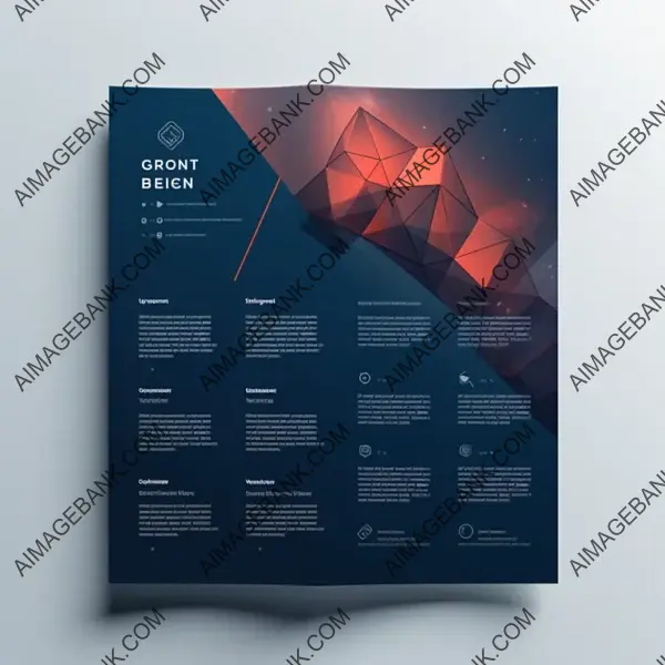 Design a Modern Word A4 Template for a Tech Company