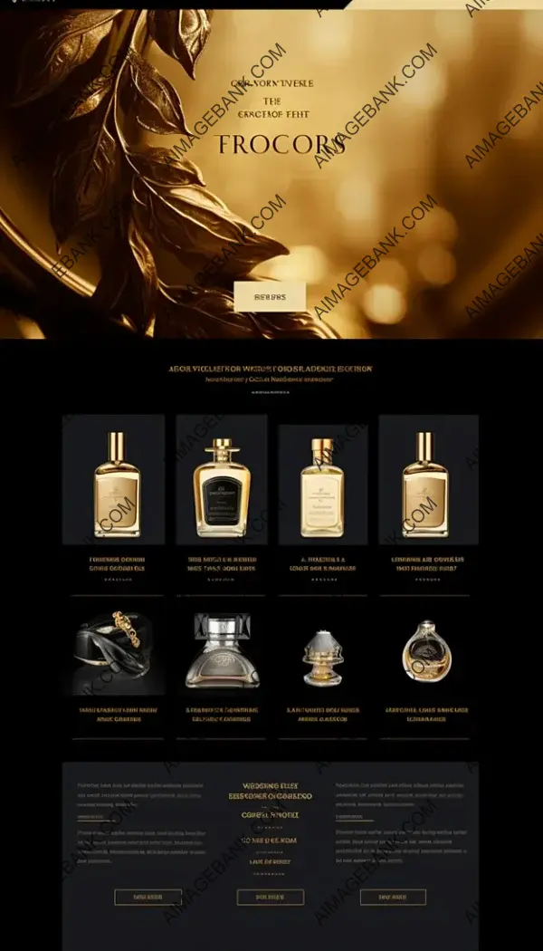 Create Opulent and Fragrant Website Design with Multiple Elements