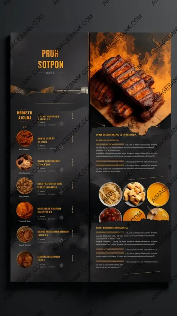 Creative Restaurant Menu Brochure Design