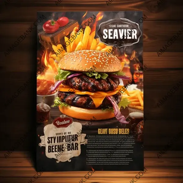 Creative Hyper-Realistic Restaurant Flyer