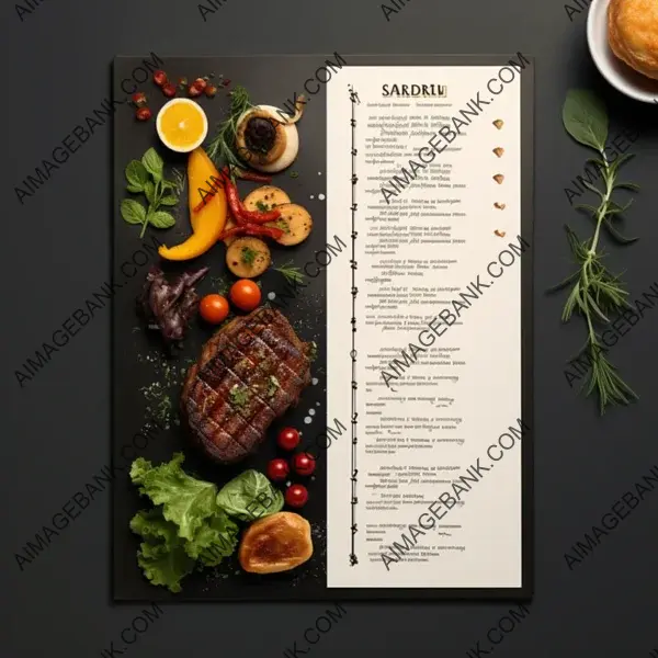 4K Detailed Restaurant Menu Design using Photoshop