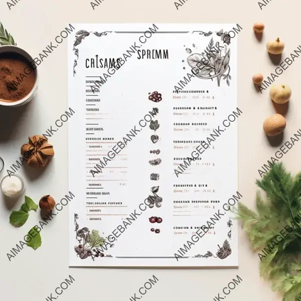 4K Detailed Restaurant Menu Design using Photoshop