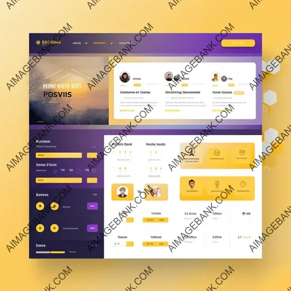 Explore Our Bee Colors UI/UX Intranet Template