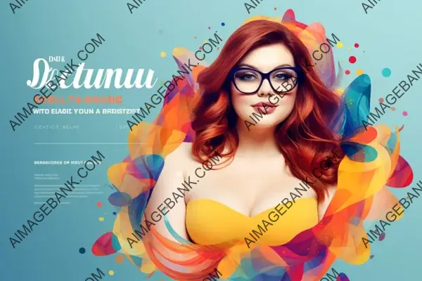 Sophisticated Specs: Web Design with a Stylish Chubby Woman