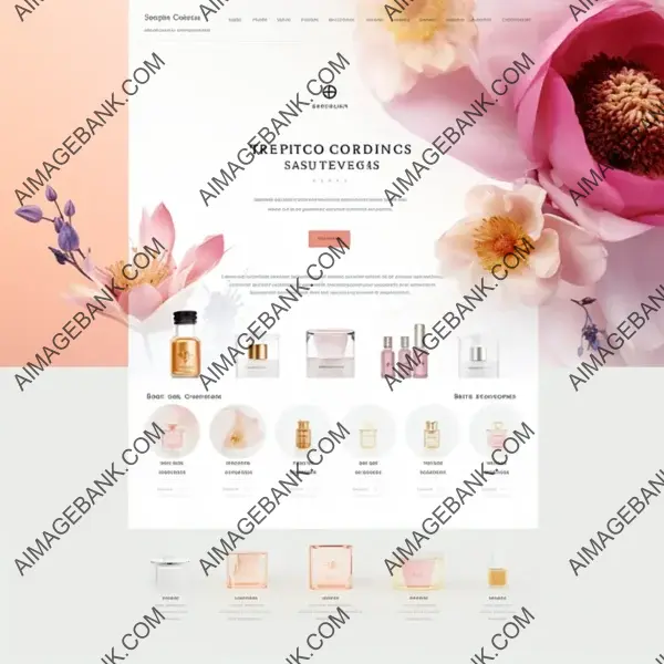 Parfum and Aesthetic Product Web Design