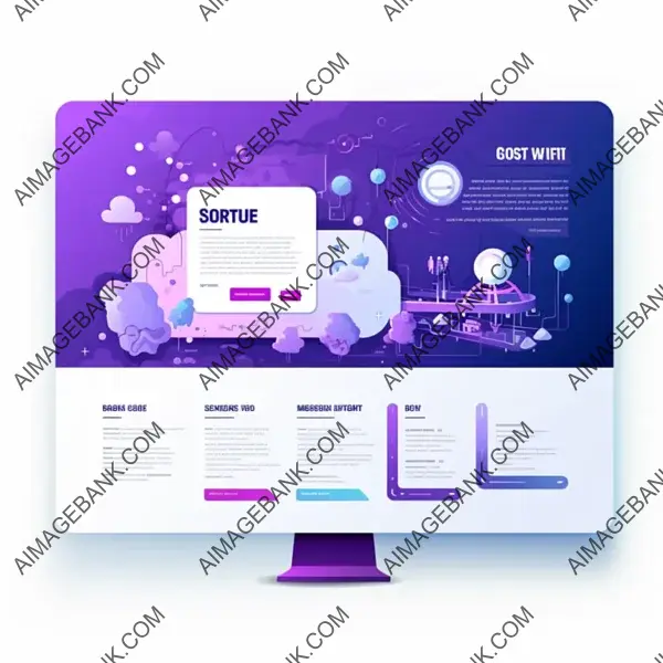 Vibrant Violet: Light-Dominant UI/UX Web Design