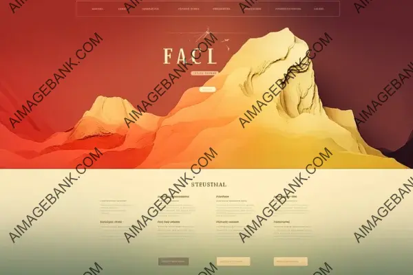 Elevate Your Website with Warm Color Schemes and Spacious Text Areas