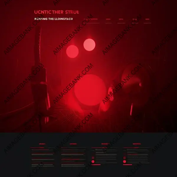 Simplistic Red: Web Design for Concert Sound and Light Tech