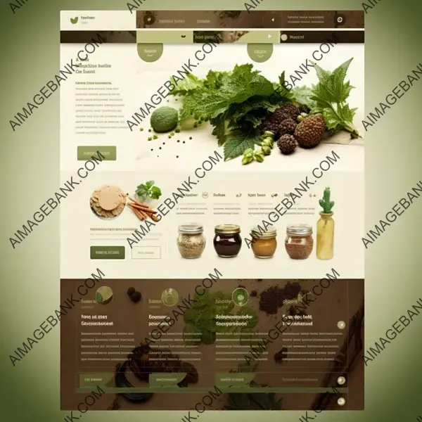 Classy Natural Health Web Design: Texture Pack Selection