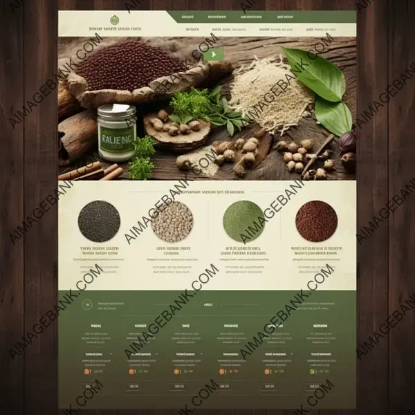 Classy Texture Pack for a Natural Health Website Design