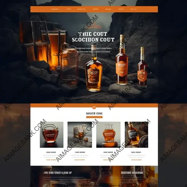 Develop an Engaging Layout for a Scotch Liquor Site