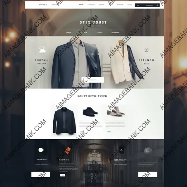 Web Layout Design for &#8220;Uitailor&#8221;