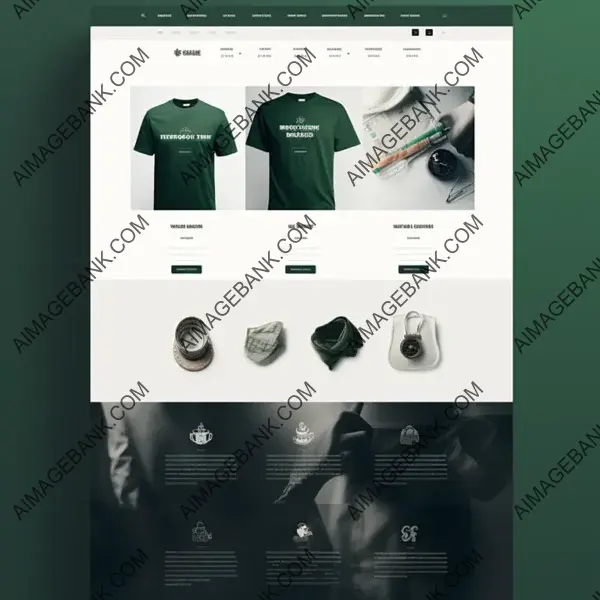 Website Design for a Manufacturing Store Homepage