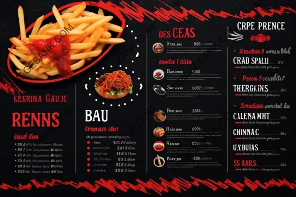 Interactive Digital Menu for a French Kebab Restaurant