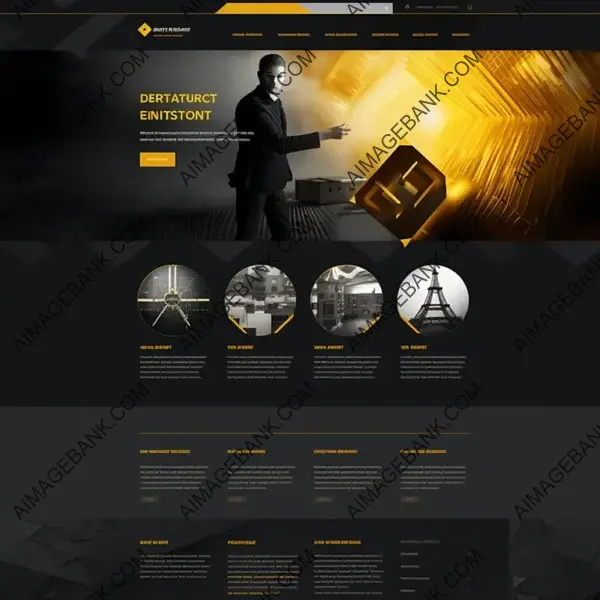 Website Design Elements with an Elegant and Classical Touch