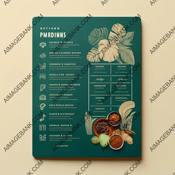 Minimalist Filipino Takeaway Catalog Design