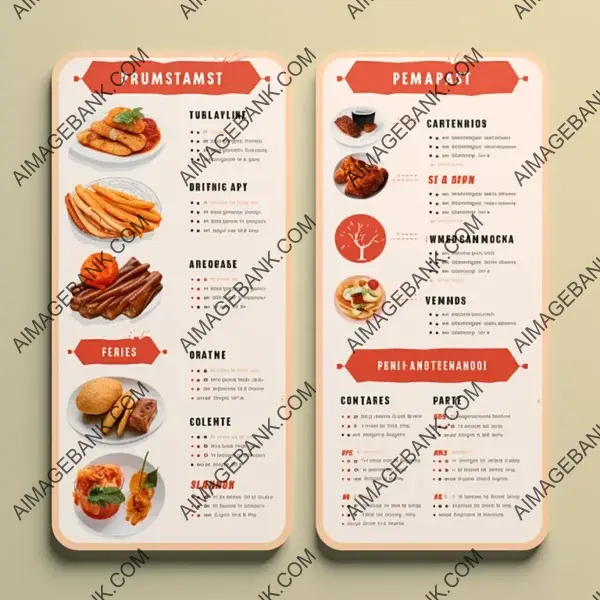 Clean and Minimal Filipino Takeaway Menu Catalog