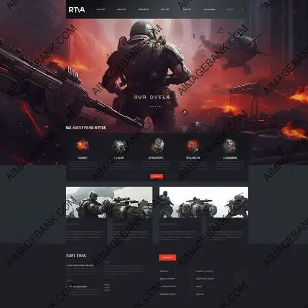 Innovative Gaming Website Layout Ideas