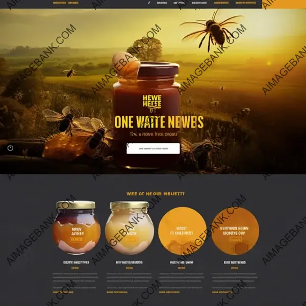 Beehive Inspired Website Design