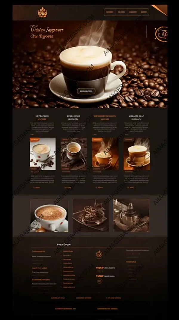 Coffee Company Online Store Design