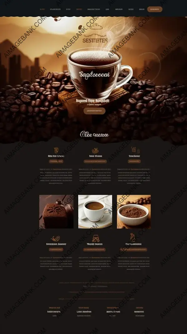 Coffee Mode E-commerce Website Mockup