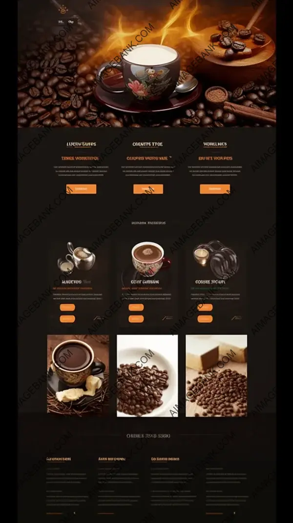 Coffee Shop Website Design Concept